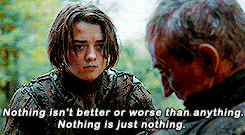 bethanygreene:get to know me meme ★  [3/?] favourite female characters: arya stark (game of thrones)