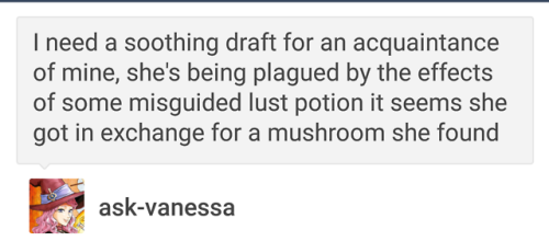 This should work. @ask-vanessa now mushroom.