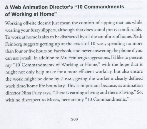 wannabeanimator: Some tips from Directing Animation on working at home. Even if you’re not emp