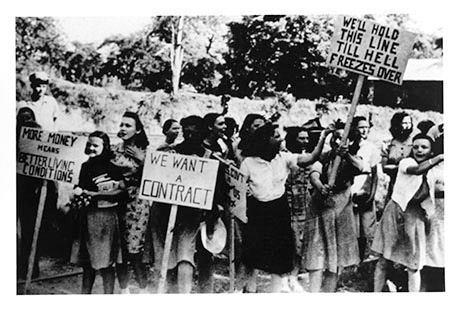 workingclasshistory:On this day, 3 September 1934, 65,000 textile workers in North Carolina joined t