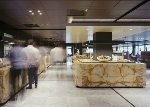 {Powerhouse Company has remodelled the lower floors of a 1980s office block in Rotterdam to create a