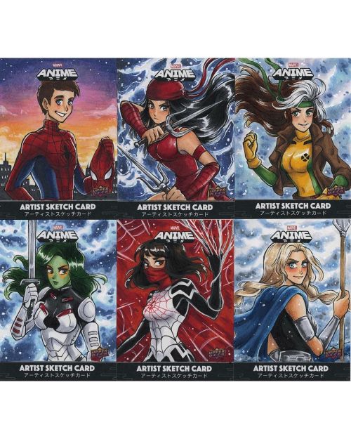 ✨Batch 2 from my contribution of Artist Sketch Cards that can be found in the newly released Marvelx