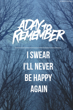 semppiternal:  If It Means A Lot To You, A Day To Remember 