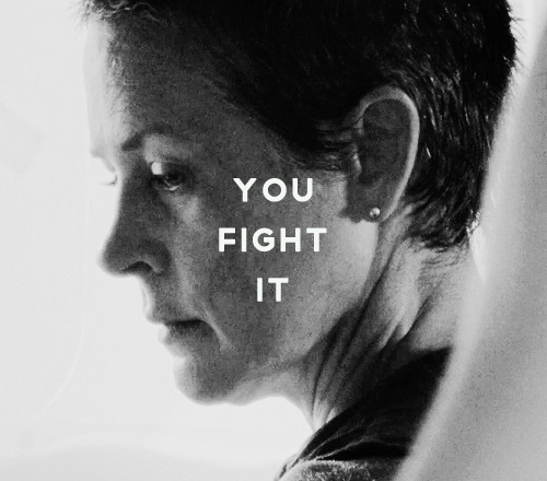 TWD MEME →  Six Quotes {5/6}“You fight it, you don&rsquo;t give up and one day y