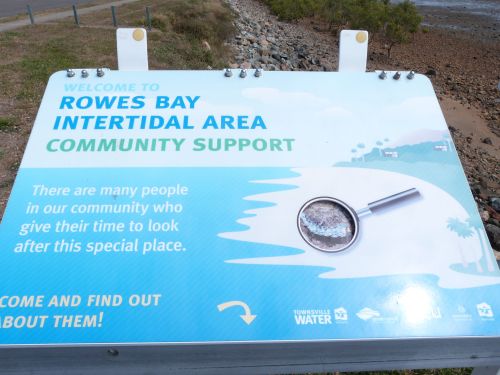 I contributed to this signage at the Rowes Bay Intertidal area, Townsville. Queensland.