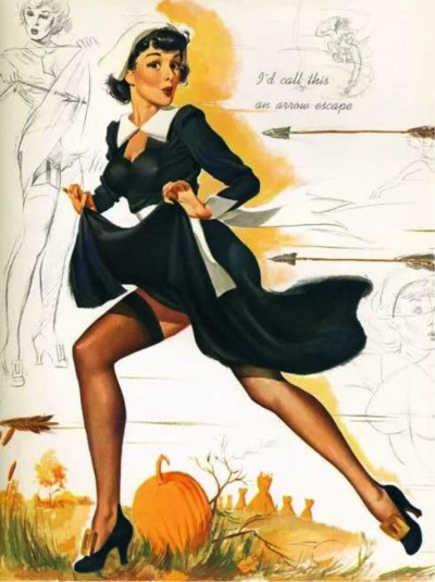 Thanksgiving Pinup Of The Day Tumbex