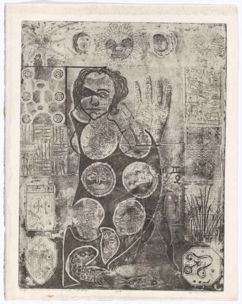 grupaok:Betye Saar, Mystic Chart for an Unemployed Sorceress, 1964