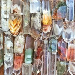 weloveminerals:   Found on energymuse.com Mini Phantom Quartz Crystal In Stock • บ.88  “Phantoms inside a crystal are indications of the crystal’s evolution. They symbolize universal wisdom and the many stages we experience in a single lifetime.