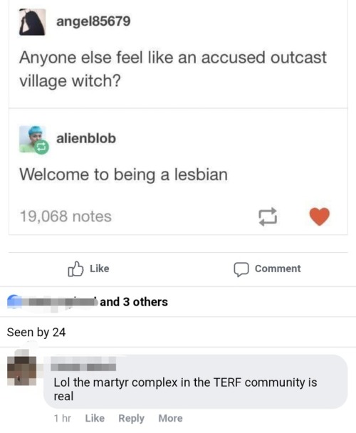 sapphos-witch-gf:lesbian-lizards:icedcoffeenebula:this image does not even mention terfs, but compla