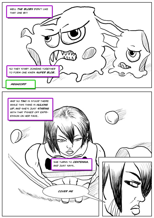 Kate Five and New Section P Page 27 by cyberkitten01   Oh Taki you so badass  