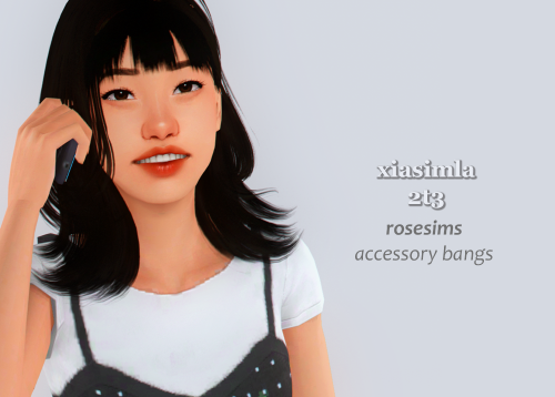 2t3 RoseSims Accessory Bangs 0102/Rose Fringe V2I got an ask for the bangs I used in a TS2 post and 