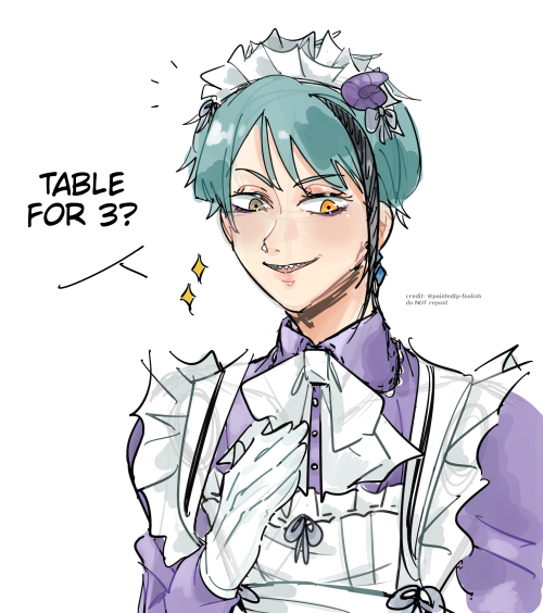 pointedly-foolish:as usual, click on the image for a higher qualityhappy (belated) maid day. i wante