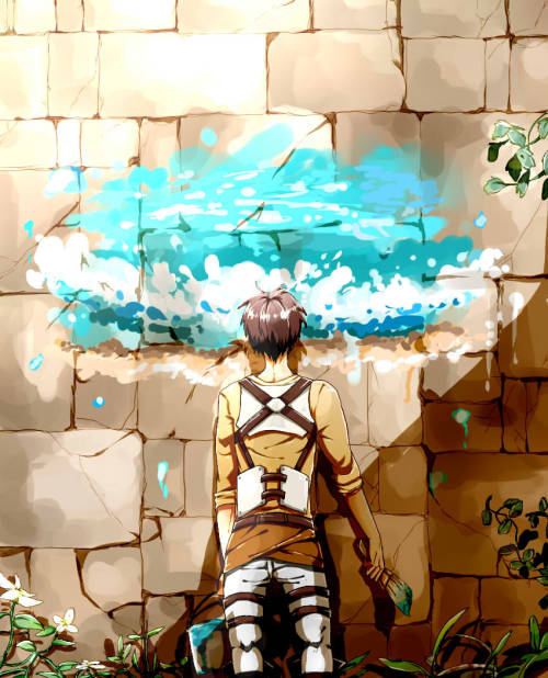 evening-gleam-between-cloud:  reiner—braun:  「いつか・・・ by 消しKS I wanna go there someday.