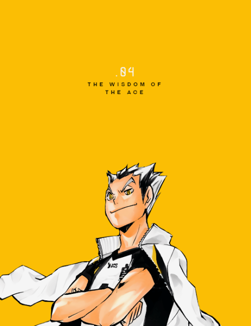 bokuroo:Crushing the guys in front of you, and the amazing feeling of having shown 120% of your stre