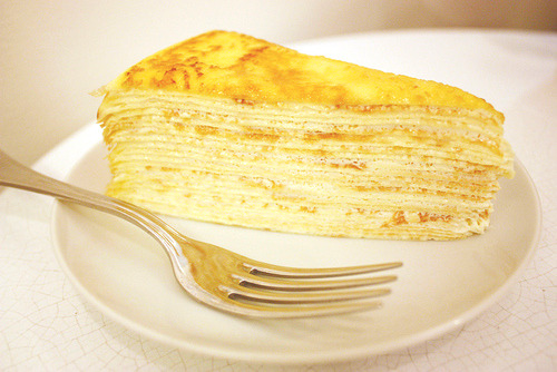 Mille Crêpes Cake (by FoodishFetish)
