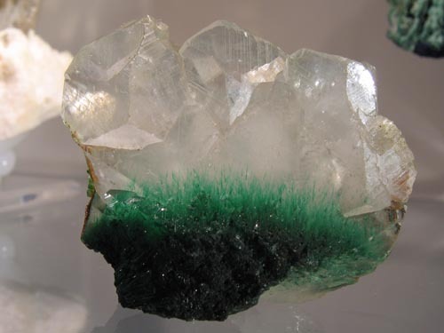 mineralists - Calcite with Malachite inclusionsBisbee,...