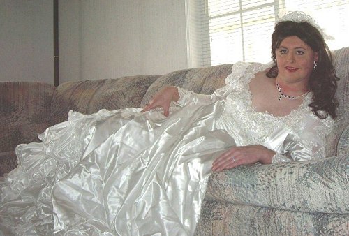 thetransgenderbride:This young and beautiful bridal crossdresser is Aspen.