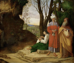 artmastered:  Giorgione, The Three Philosophers,