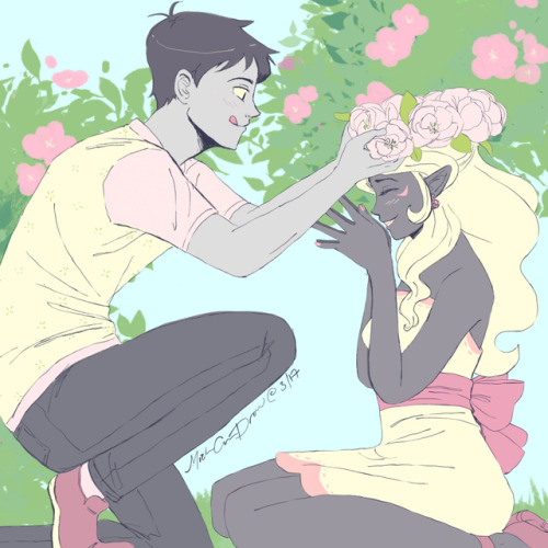 michelecandraw:Spring CrownLance can make flower crowns.  But only for Allura. 