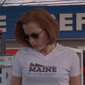 themonsterisalush:  Vacation Scully and her white t-shirt got me woke. 