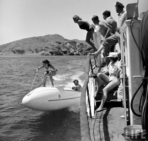 This all looks like an accident waiting to happen(Peter Stackpole. 1949)