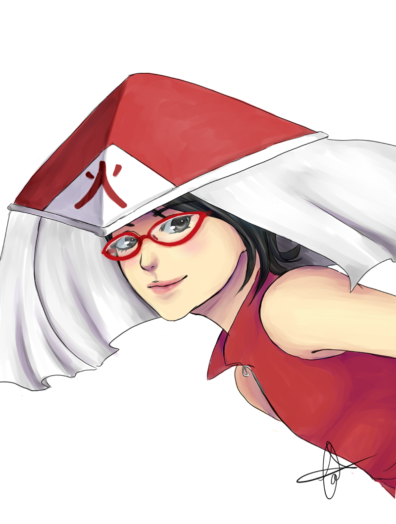 sweettimereplay:  Sarada for Hokage 2k15