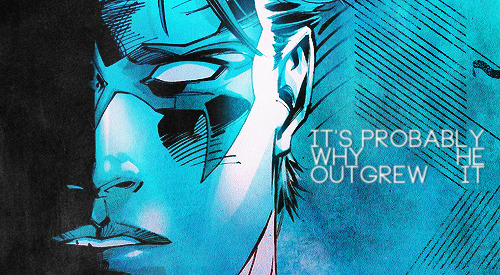 caydesixs:&ldquo;The first person I ever revealed my identity to was Dick Grayson. He was about 