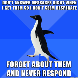 meme-spot:  Socially awkward penguin  quem