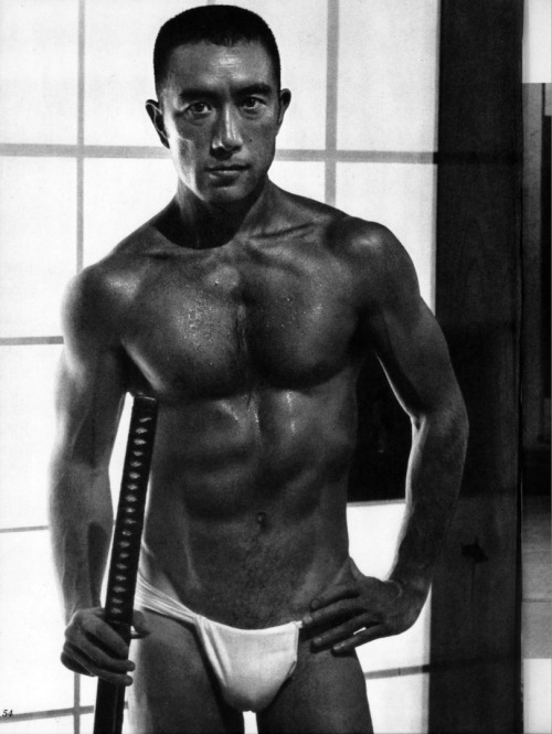 thenewloverofbeauty:Writer Yukio Mishima by Tamotsu Yatō  (1967)