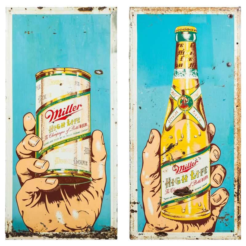 Miller High Life Bier Vintage Design USA Beer Werbung Magnet Magnetschild