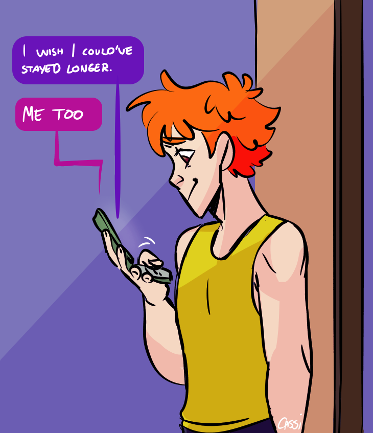 missbearisland: clothes-sharing / comfort When they have to go back home after spending