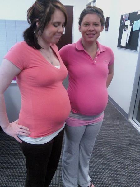 Pregnant Ladies in Polos
