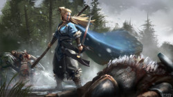 Quarkmaster:    Culture Clasha Recent Commission About A Viking Princess Raised In