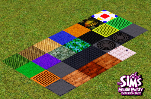 Well people here is first pack of walls and floors converted from The Sims 1. I really wanted for lo