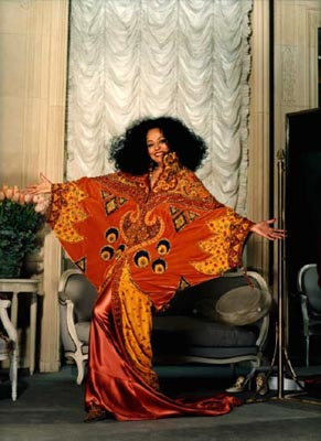 femmequeens:Diana Ross in Christian Dior Haute Couture Spring/Summer 1998