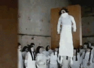 sixpenceee:  sixpenceee:  TERRIFYING GIFS PART 2  (PART 1) These gifs were found on various threads, I am unsure of the origins on some of them.  These are the ones I’m sure of 1) Paranormal Activity 3 (watch here) 2) John Carpenter’s: In the