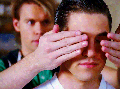 crayonstoperfume:Blaine Anderson and Sam Evans || GLEE (2009–2015) || requested by anonymous