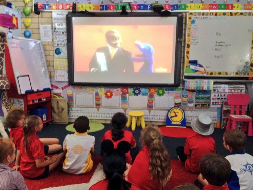 kidpres:This morning a group of students in Australia gathered to watch the newest Kid President and
