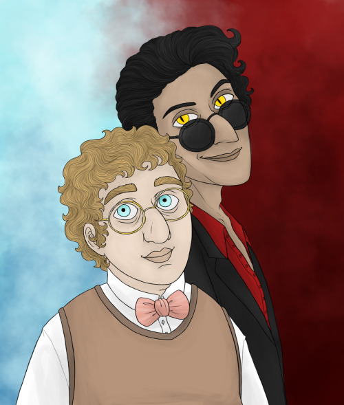 things-chelidon-draws:Guess who just read Good Omens and fell in love with it