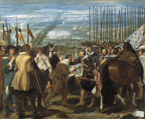 theravingcelt:Diego Velázquez’s “The Surrender of Breda” (or “The Lances”), ca. 1635.Currently house