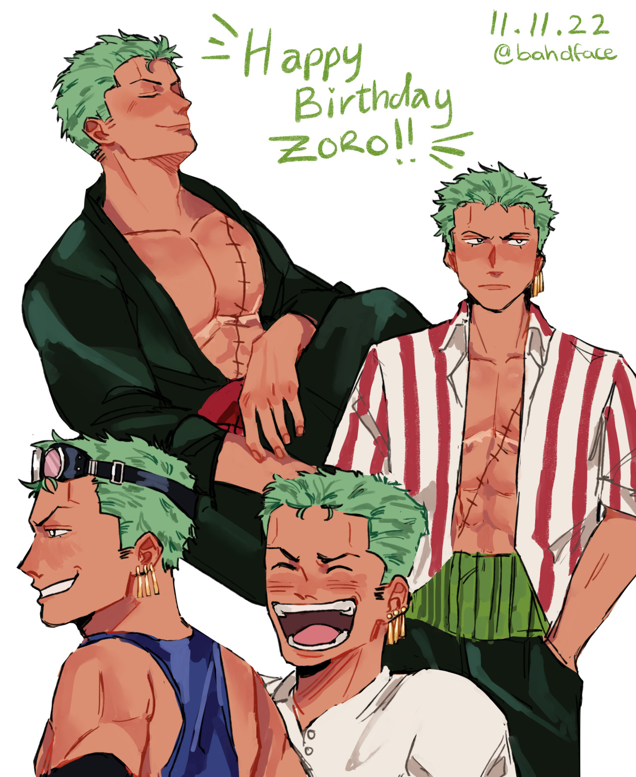 Augie 🍃 on X: Happy Birthday to the GREATEST SWORDSMAN IN ALL OF ANIME,  Roronoa Zoro 🎉🎊🎁 #anime #OnePiece #ONEPIECE考察 #Zoro   / X