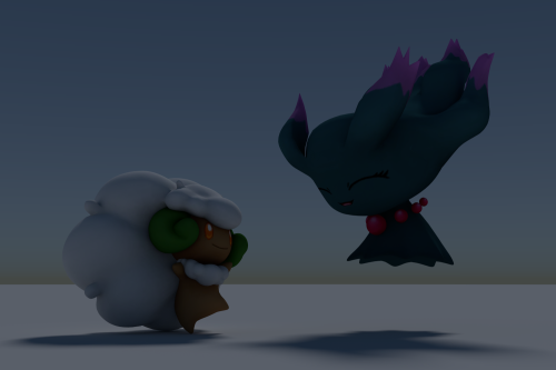 furiianda:Experimenting with posing and rendering Pokémon models. Anyone want to see more of these?