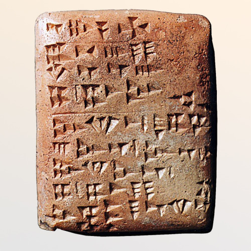 Lawsuit against Shamumanu, in alphabetic cuneiform script. Ugarit, 13th c. BC.Learn more / Daha fazl