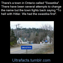 ultrafacts:  Swastika is a small community