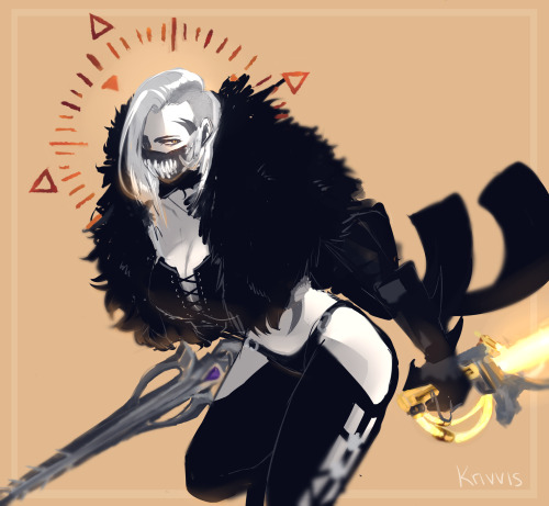 krivvis:Wanted to sketch my gw2 character since I love her fashion 