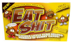 laughingsquid:  Eat Shit Cola-Flavored Gummy Candy 
