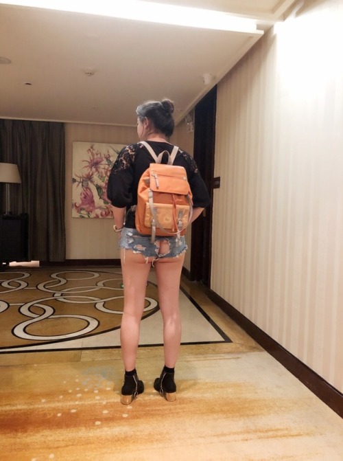 loveexposed-wife: its-not-a-person:Just fit.I love wearing this kind of hot pants that I can be lega