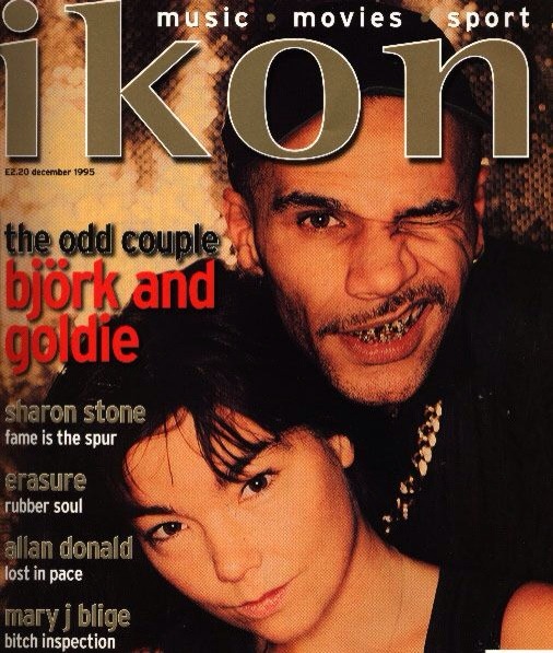 seeszarun:  Bjork and Goldie …the original power couple .