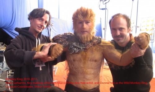 #MonsterSuitMonday “The Monkey King”. Application by Mark Garbarino. Actor Donnie Yen.