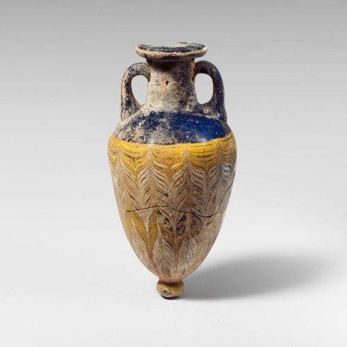 met-greekroman-art:Glass amphoriskos (perfume bottle), Greek and Roman ArtMedium: GlassBequest of Th